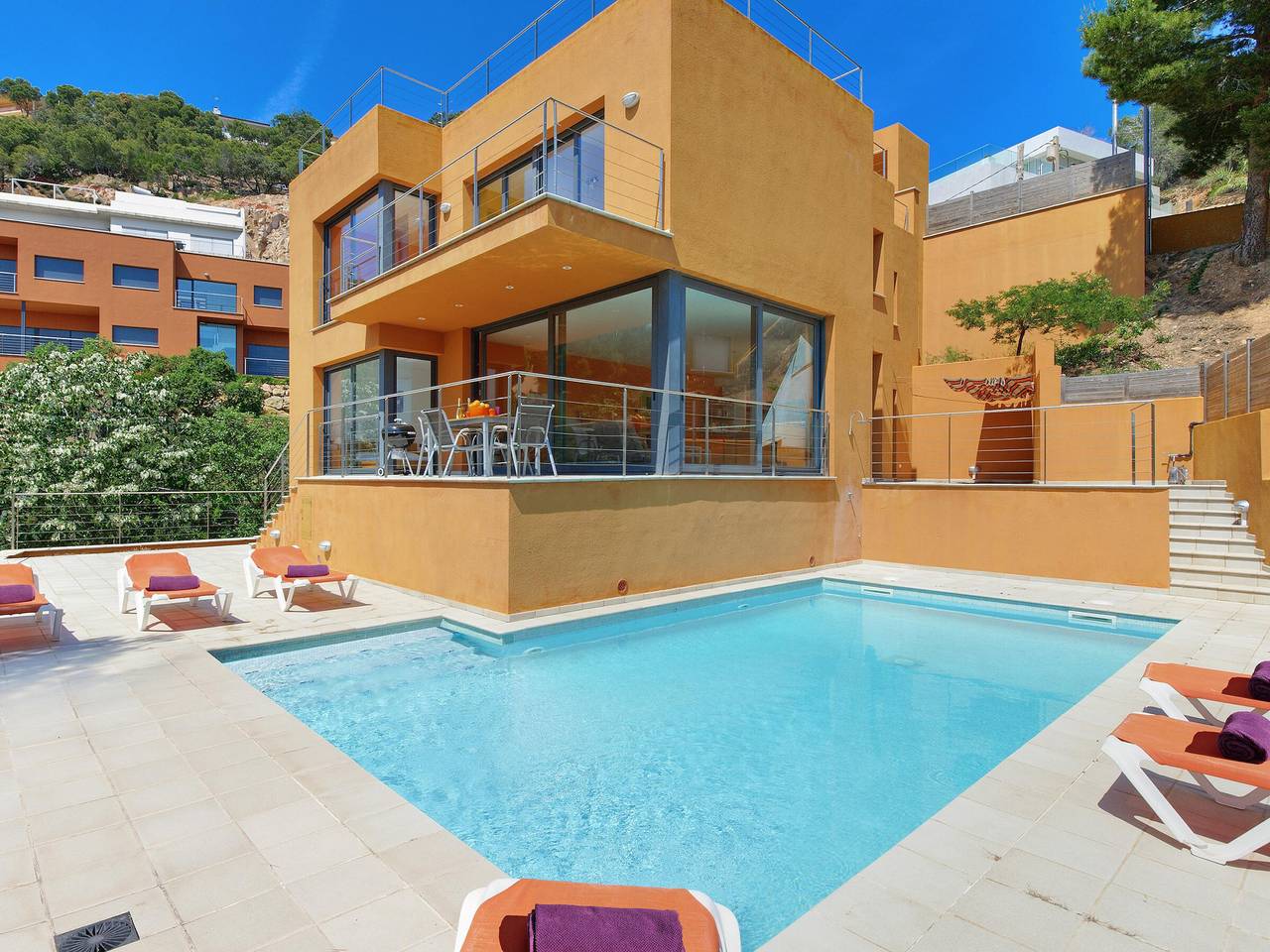 Villa moderne avec piscine privée à Tamariu, Costa Brava in Cala Marquesa (Palafrugell), Palafrugell