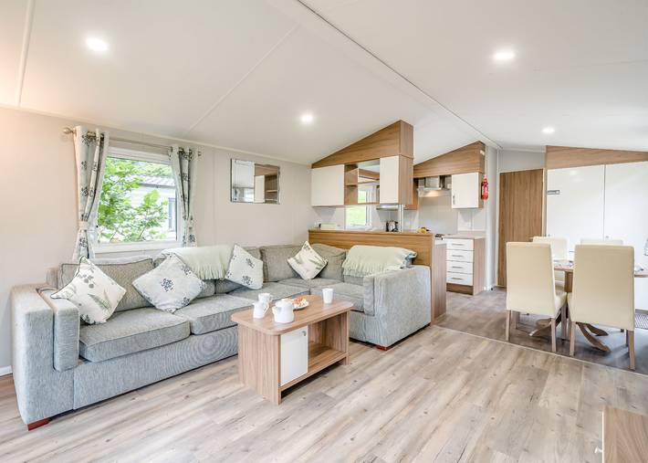 Caravan for 8 people on the Isle of Wight