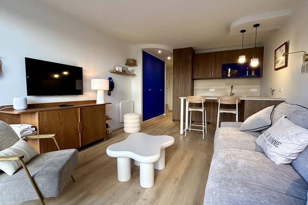 Appartement entier, La Maison Bleue, un véritable petit cocon au cœur du Crotoy in Le Crotoy, Région d'Abbeville