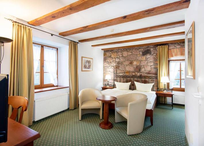 Hotel für 2 Personen, mit Terrasse und Whirlpool sowie Sauna in Halle - 4
