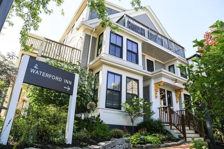 Pousadas para 2 pessoas, com balcão e vista e ainda jardim em Massachusetts