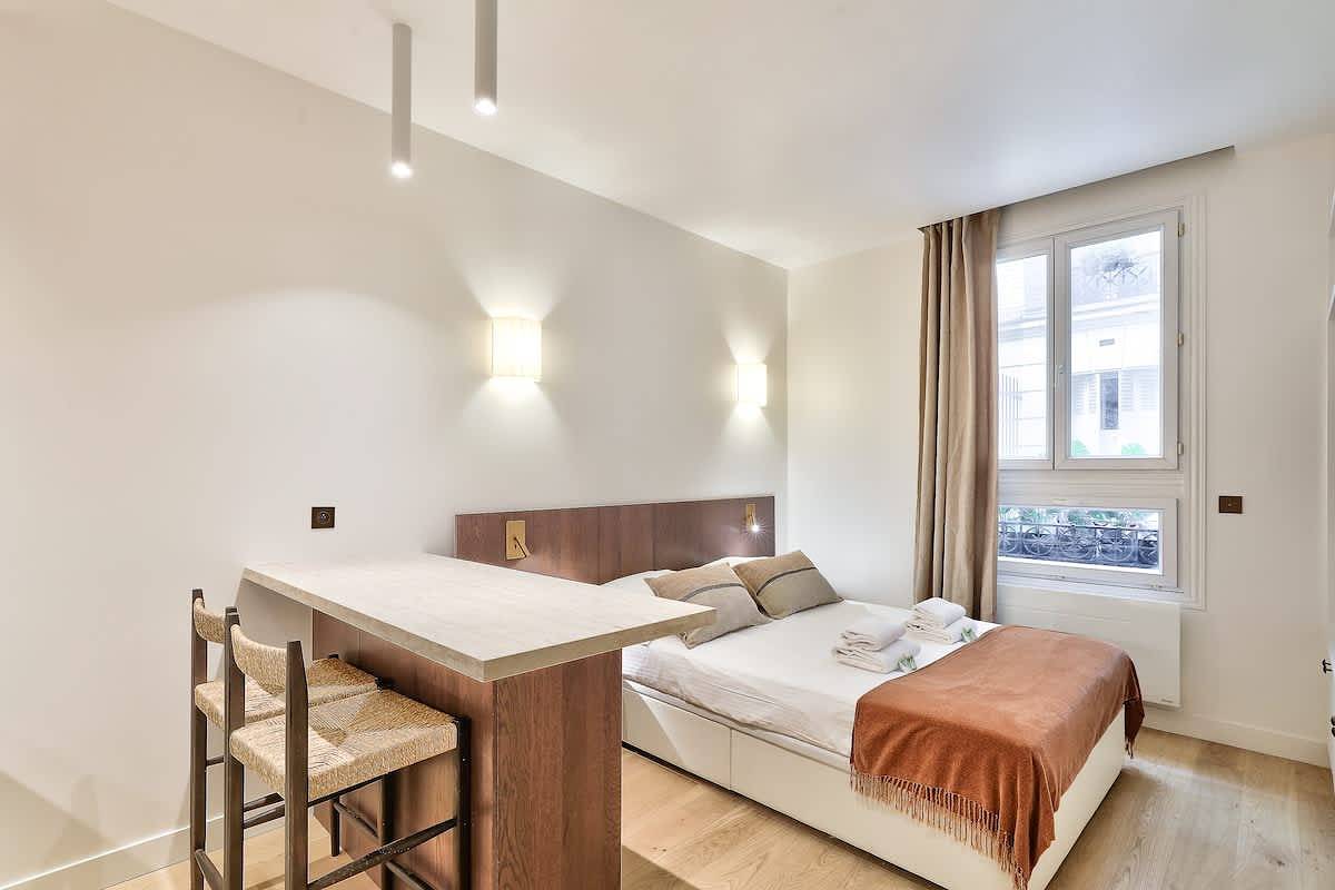 Gehele studio, Studio voor 2 personen in Parijs, Ile de France