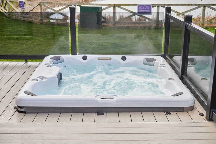 Ferienhaus für 6 Personen, mit Garten und Sauna sowie Whirlpool, kinderfreundlich in England