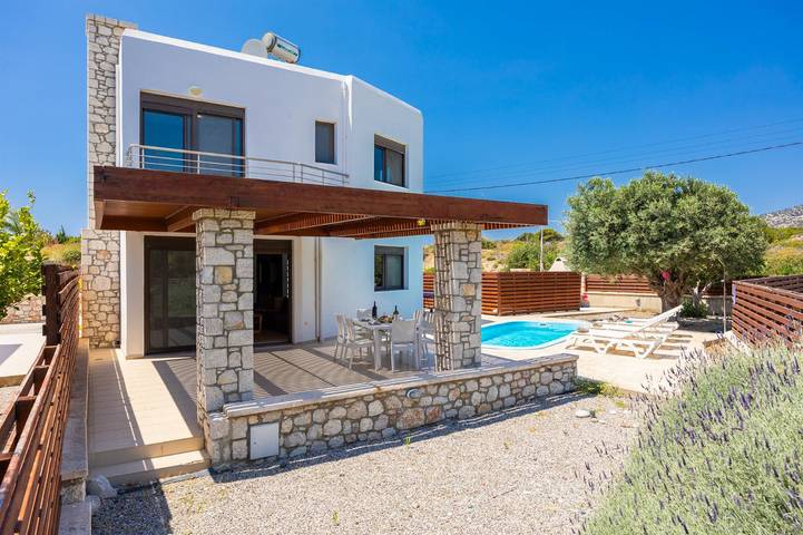 Ferienhaus für 5 Personen, mit Meerblick und Garten in Lachania - 4