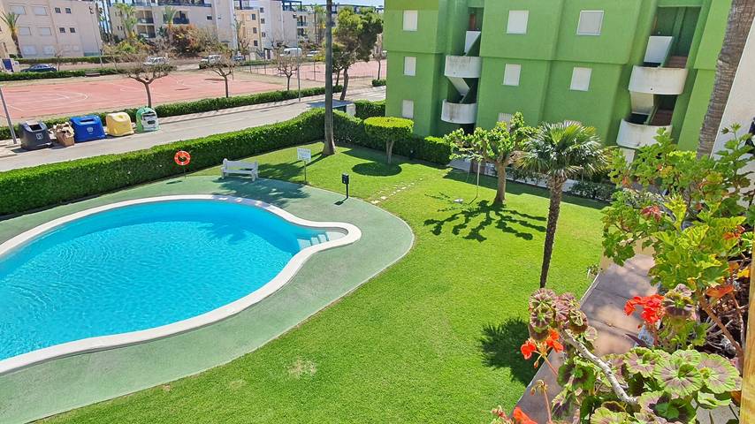 Apartamento para 4 personas, con jardín y terraza en Playa Xeraco