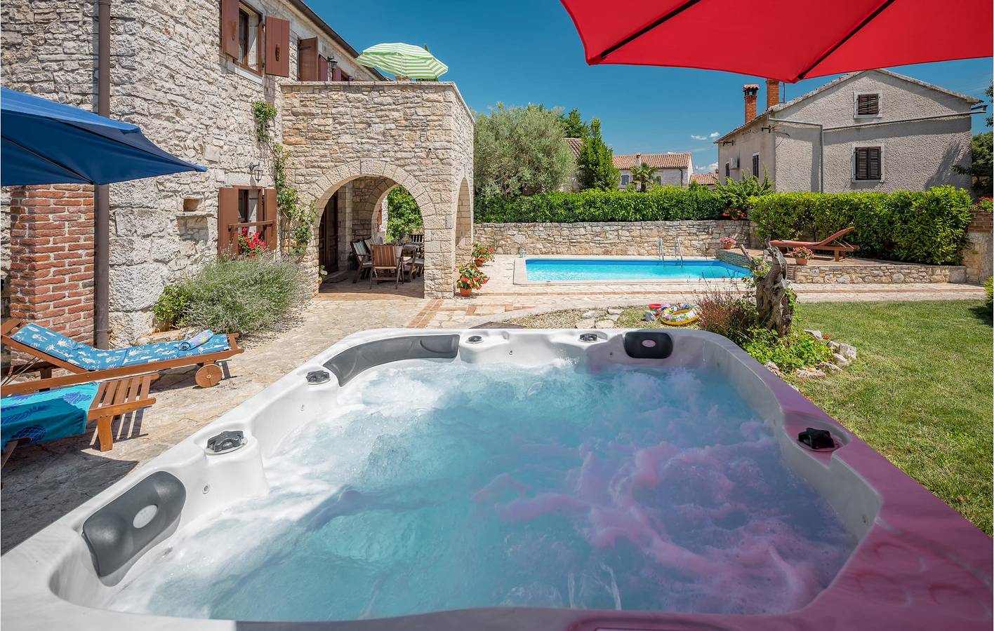 Casa de vacaciones para 8 personas con jacuzzi in Region de Porec