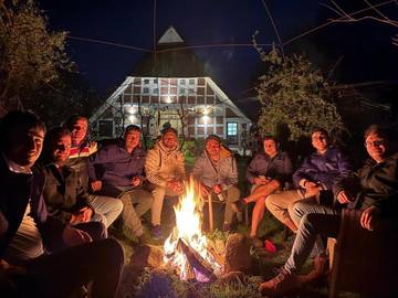 Ferienhaus für 10 Personen, mit Ausblick und Pool sowie Sauna und Garten in Altes Land Stade