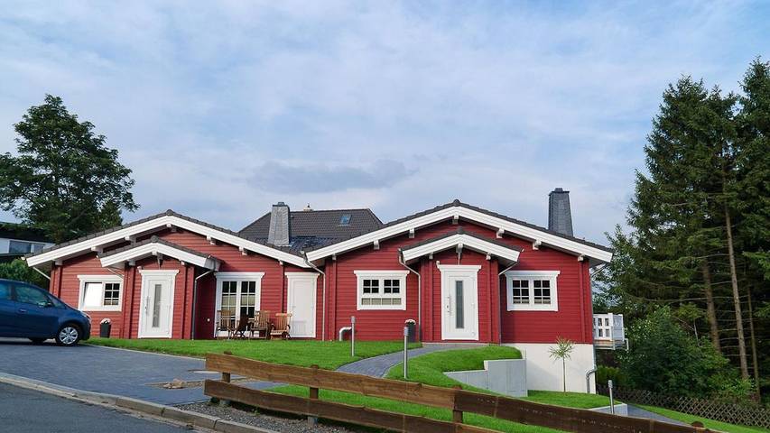 Ferienhaus für 4 Personen, mit Garten und Sauna sowie Terrasse und Pool im Harz