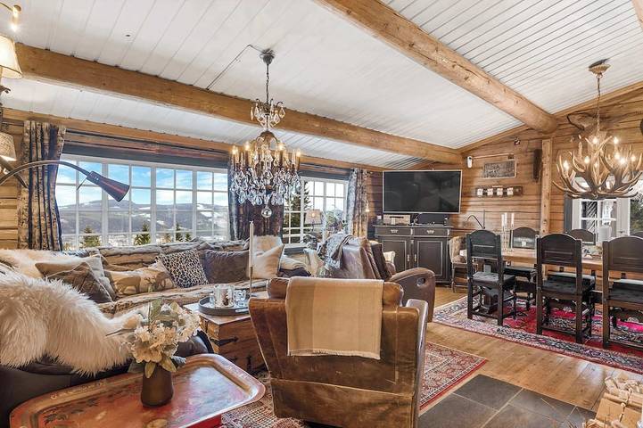 Chalet für 8 Personen, mit Balkon und Garten sowie Sauna in Trysil