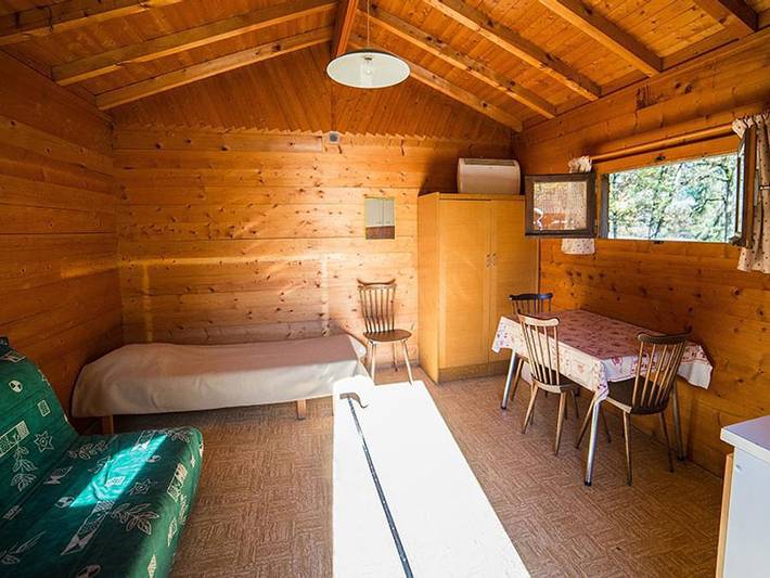 Campings Vacances Mont Blanc de l'Ecureuil - Chalet 3 personen - (Ohne Sanitäranlagen) in Passy, Pays du Mont-Blanc