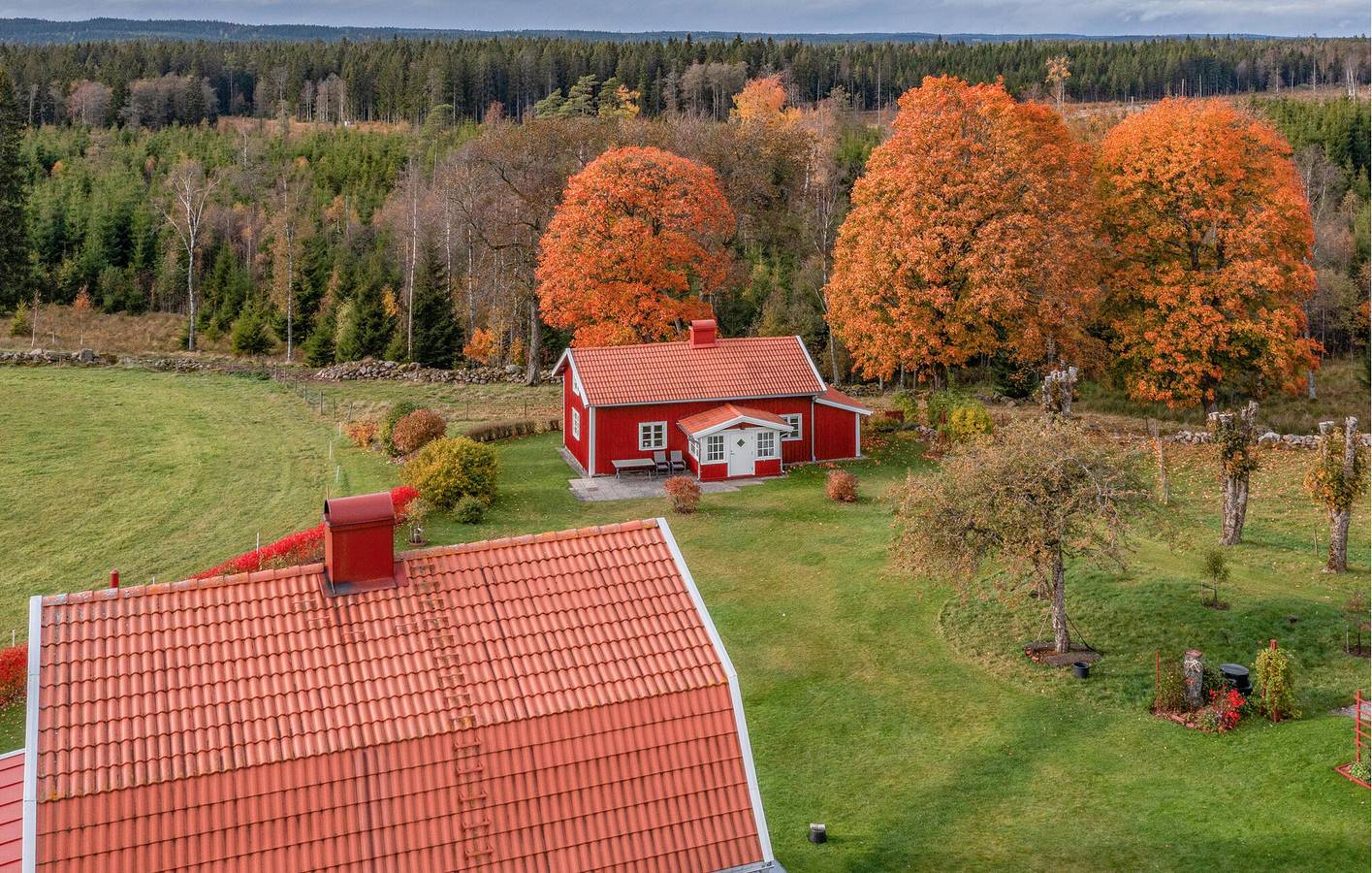 Holiday home for 4 people with terrace in Västergötland