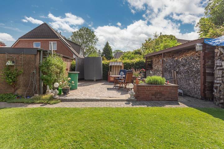 Ferienwohnung für 2 Personen, mit Terrasse und Garten in Hattstedt - 2