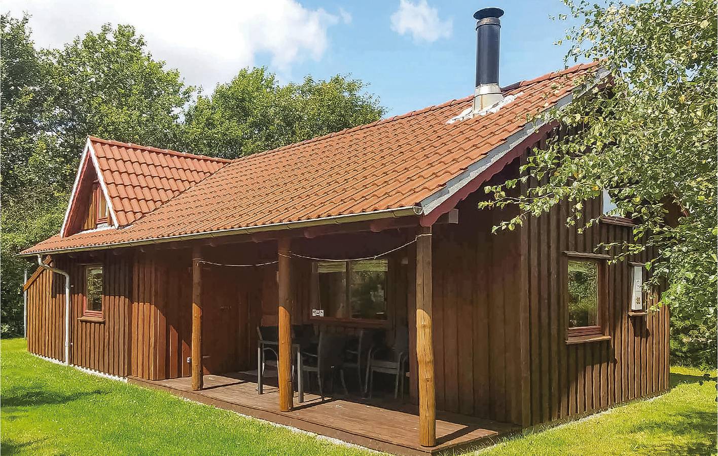 Ferienhaus für 4 Personen mit Terrasse in Hovborg, Vejen