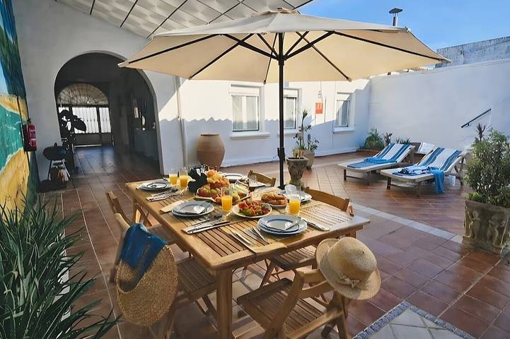 Location de vacances pour 8 personnes, avec terrasse, animaux acceptés à Valtierra