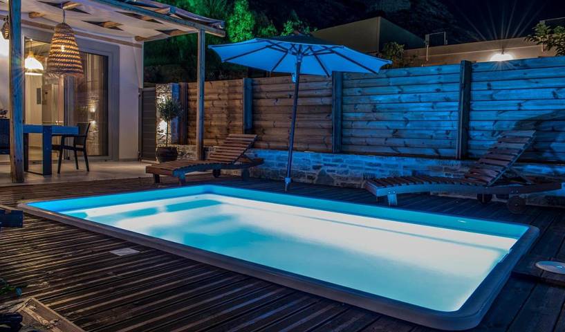 Location de vacances pour 4 personnes, avec terrasse et piscine dans Matala - 2