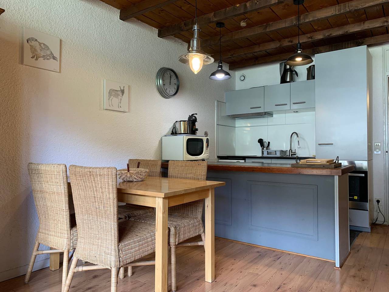 Estudio entero, Estudio renovado, balcón sur a pistas, 4 personas, en Pra Loup in Pra-Loup, Uvernet-Fours