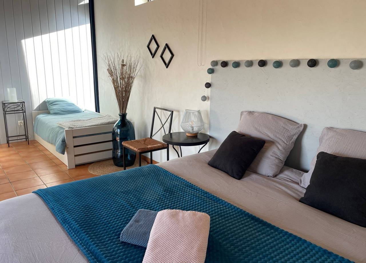 La Caminade - Chambre Peyresourde, rez-de-chaussée in Bourg-de-Bigorre, Hautes-Pyrénées