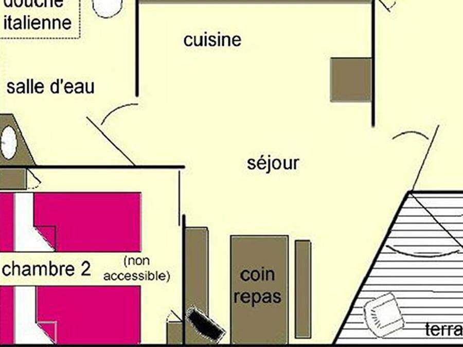 Camping Les Bois du Bardelet - Chalet 4 personen - Pmr 2 Zimmer 28m² in Poilly-lez-Gien, Montargis und Umgebung