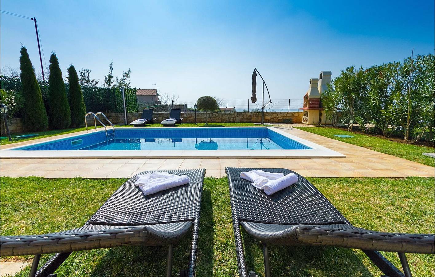 Vakantiehuis voor 8 personen met tuin in Kaštelir, Općina Kaštelir - Labinci