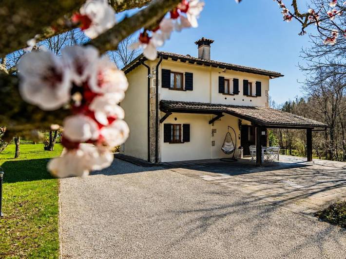 Casa vacanza per 4 persone, con Balcone e Terrazza nonché Giardino e Panorama a Pieve di Soligo