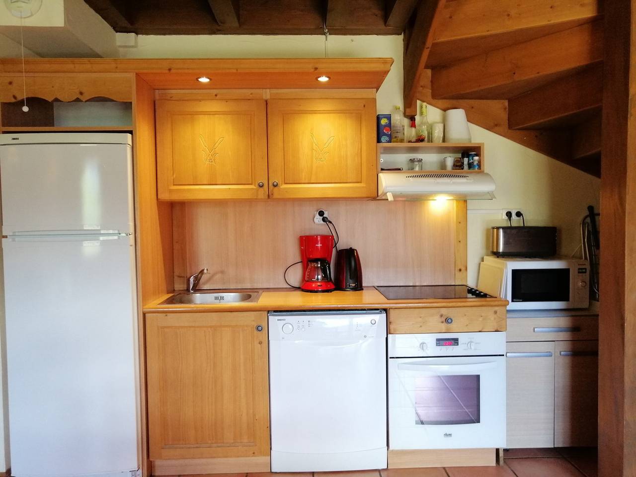 Charmant 1/2 chalet 2 chambres avec terrasse, Pra Loup in Pra-Loup (station de ski), Pra-Loup