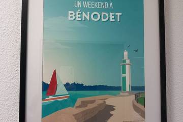 Gîte pour 3 personnes, avec terrasse et jacuzzi ainsi que piscine et sauna dans Casino de Bénodet