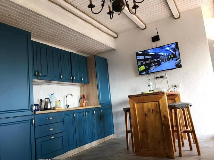 Apartament wakacyjny dla 4 osób, z widok i ogród oraz balkon w Ukraina