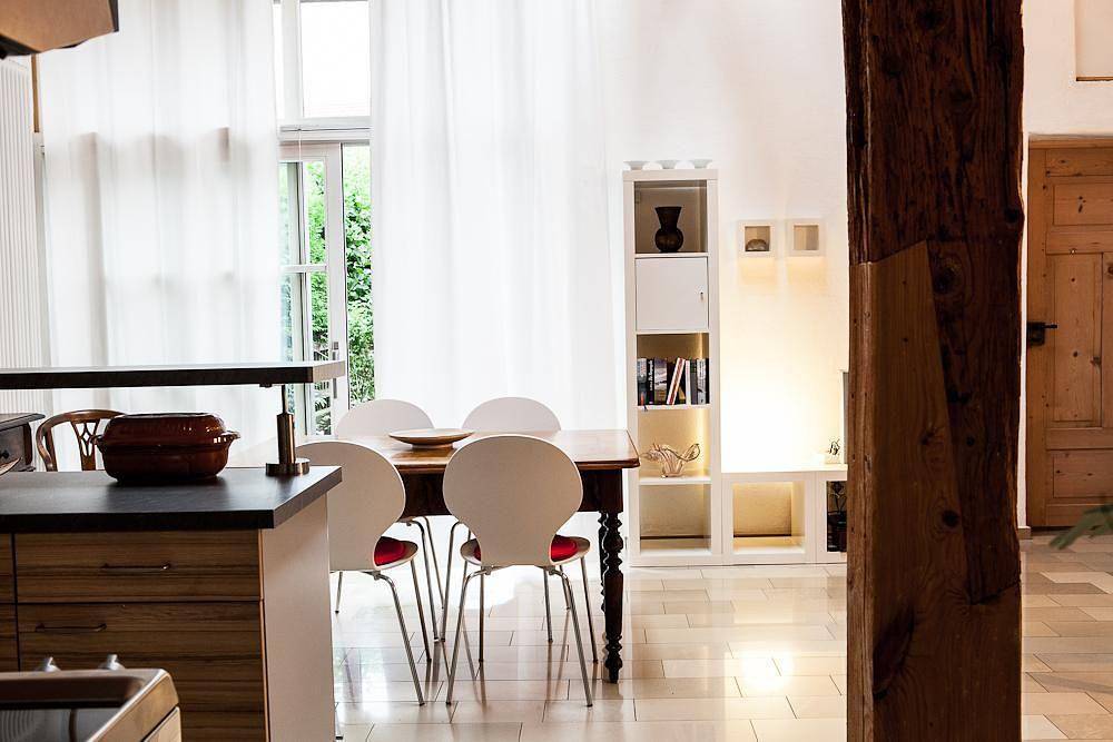 Ganze Ferienwohnung, Einzimmer-Wohnung mit Galerie für vier Personen in Schernfeld, Altmühltal