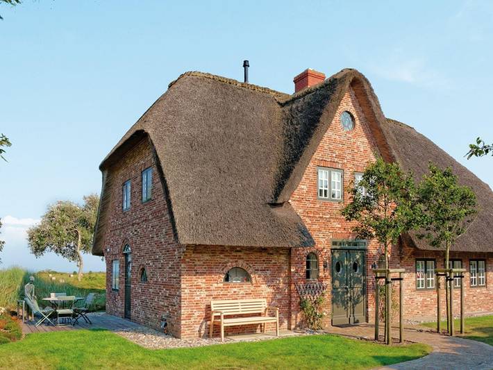 Ferienhaus mit Meerblick für 5 Personen, mit Terrasse und Garten sowie Sauna auf Sylt
