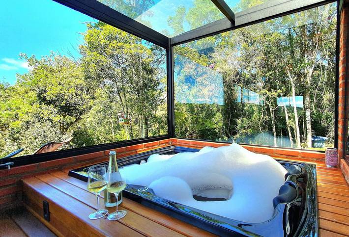 Casa vacacional para 2 personas, con jardín en Santa Catarina