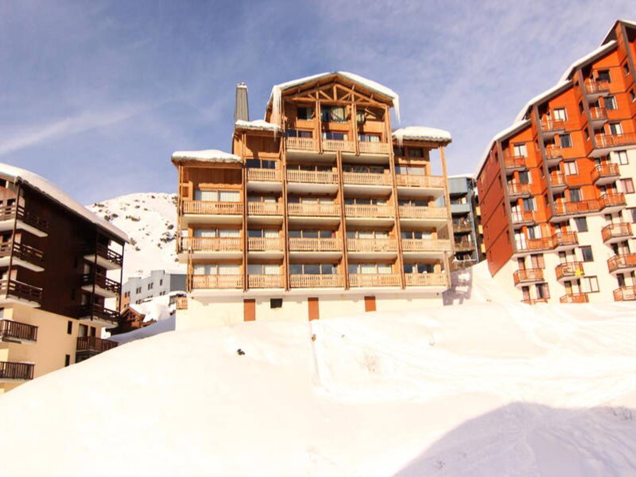 Geheel appartement, Chalet Beausoleil Appartement 6 Personen 50M² Mooi Uitzicht in Val Thorens, Les Trois Vallées