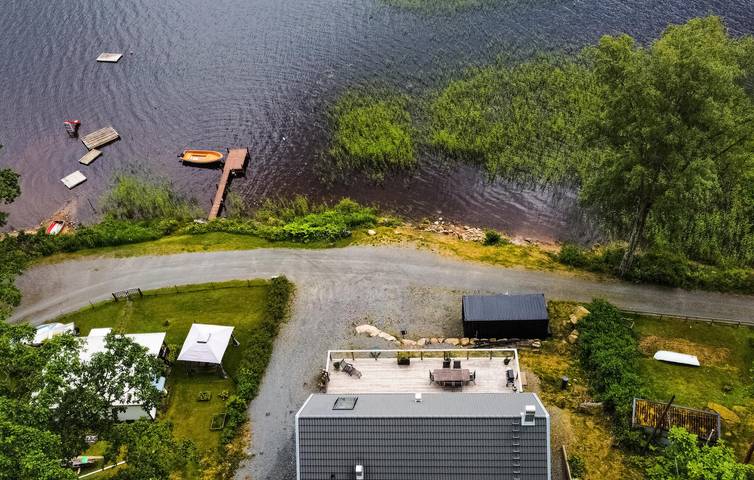 Ferienhaus für 4 Personen mit Garten in Marks Kommun, Västergötland