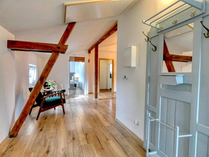 Ferienwohnung für 8 Personen, mit Seeblick und Garten sowie Ausblick, mit Haustier in Joachimsthal - 4