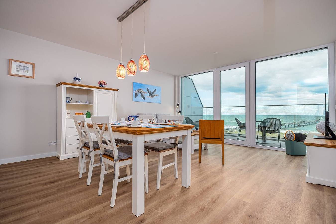 Ganze Wohnung, Ferienwohnung mit einzigartig gutem Meerblick in Graal-Müritz, Rostock und Umgebung