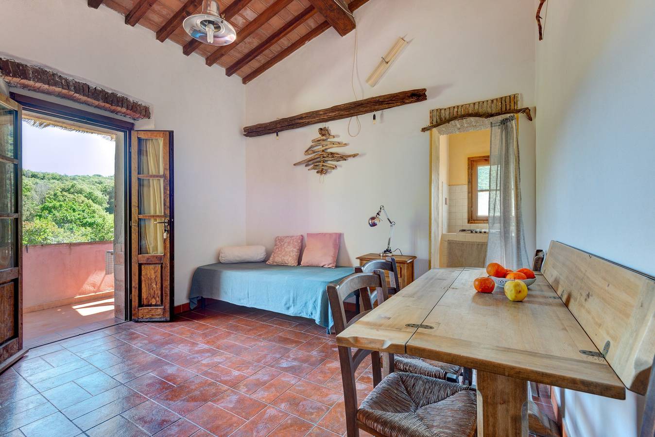 Boerderij 'Amandolo - Capraia' met Uitzicht op Zee, Wi-Fi en Airconditioning in Cavo, Elba