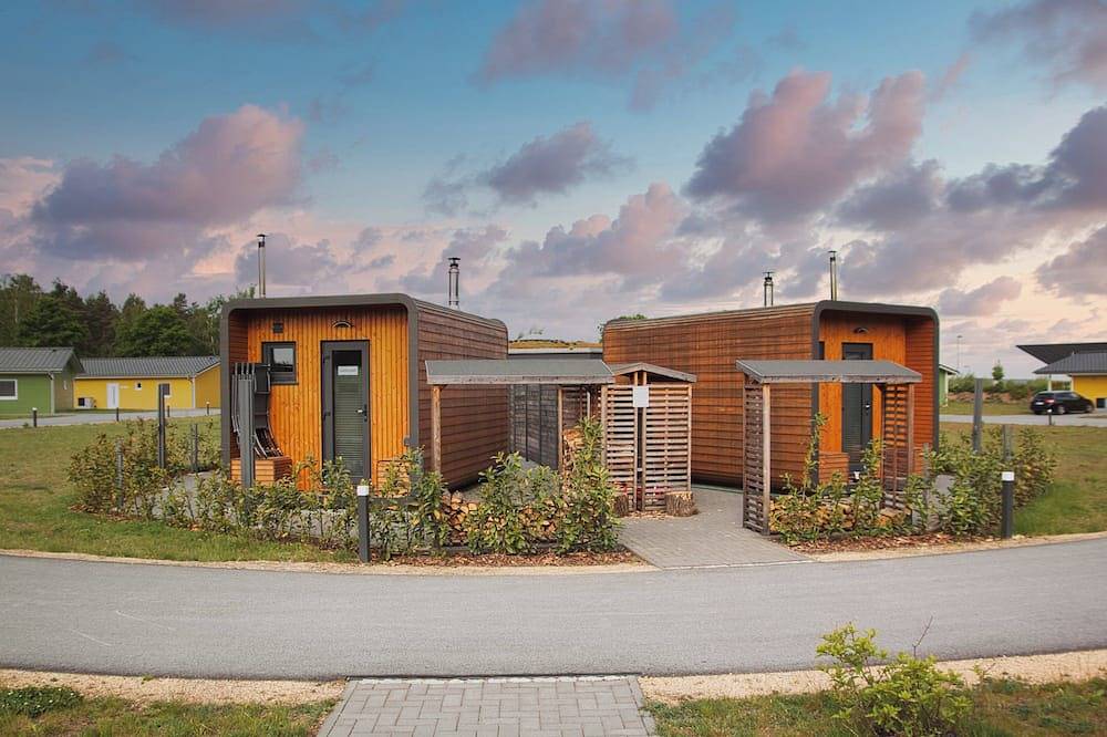 Tiny House (Pod) Frieda #16 am Bärwalder See – Skan-Park in Bärwalder See, Boxberg (Oberlausitz)