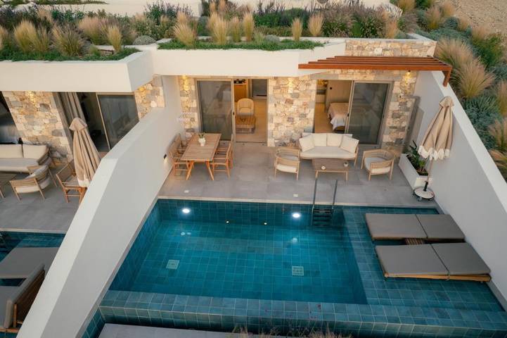 Gîte pour 3 personnes, avec Terrasse et Jardin ainsi que Piscine et Vue