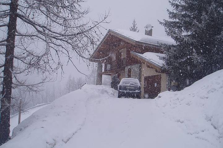 Ferienhaus für 15 Personen, mit Balkon und Garten sowie Sauna in Tignes