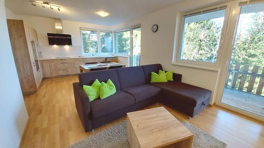 Ferienwohnung für 4 Personen, mit Garten und Sauna sowie Ausblick in Tauplitz