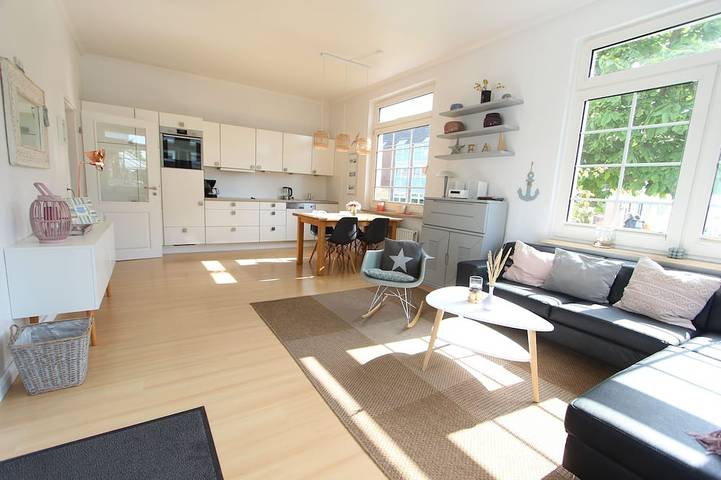 Ferienwohnung für 5 Personen, mit Terrasse und Garten auf Langeoog