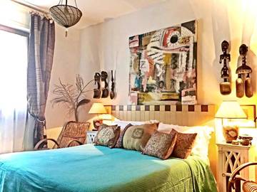 Ferienwohnung für 4 Personen, mit Ausblick und Garten in Marina di Massa