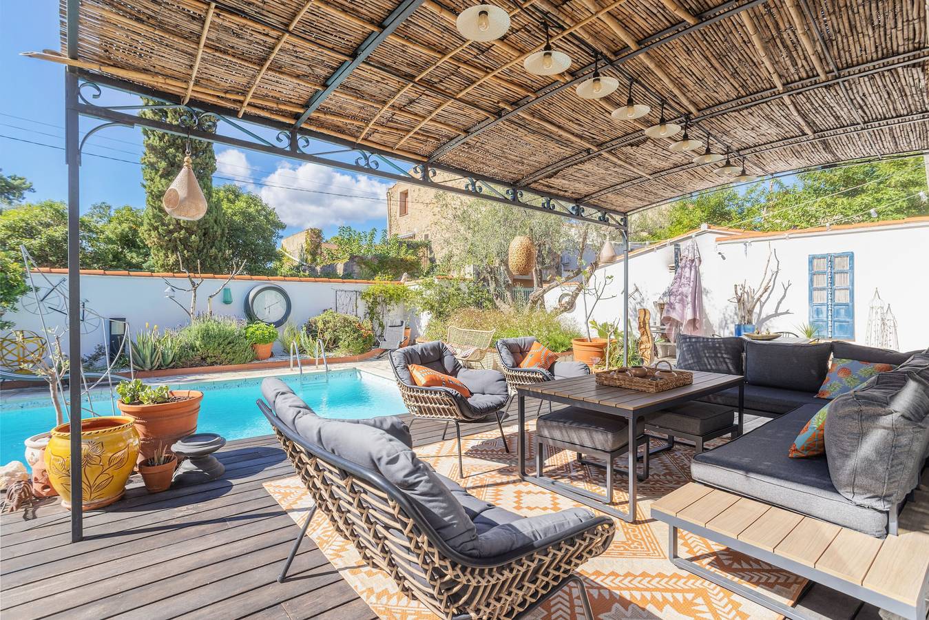 Casa de pueblo con piscina privada, Wi-Fi y aire acondicionado in Espira-de-l'Agly, Costa mediterránea (Francia)