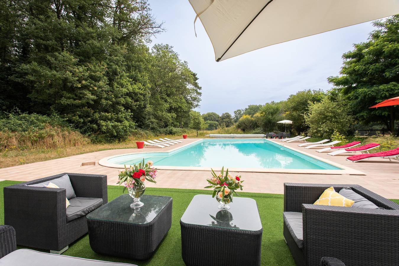 Château du Perray - Chambre Marquise Confort avec piscine partagée in Saint-Mars-du-Désert, Région de Châteaubriant