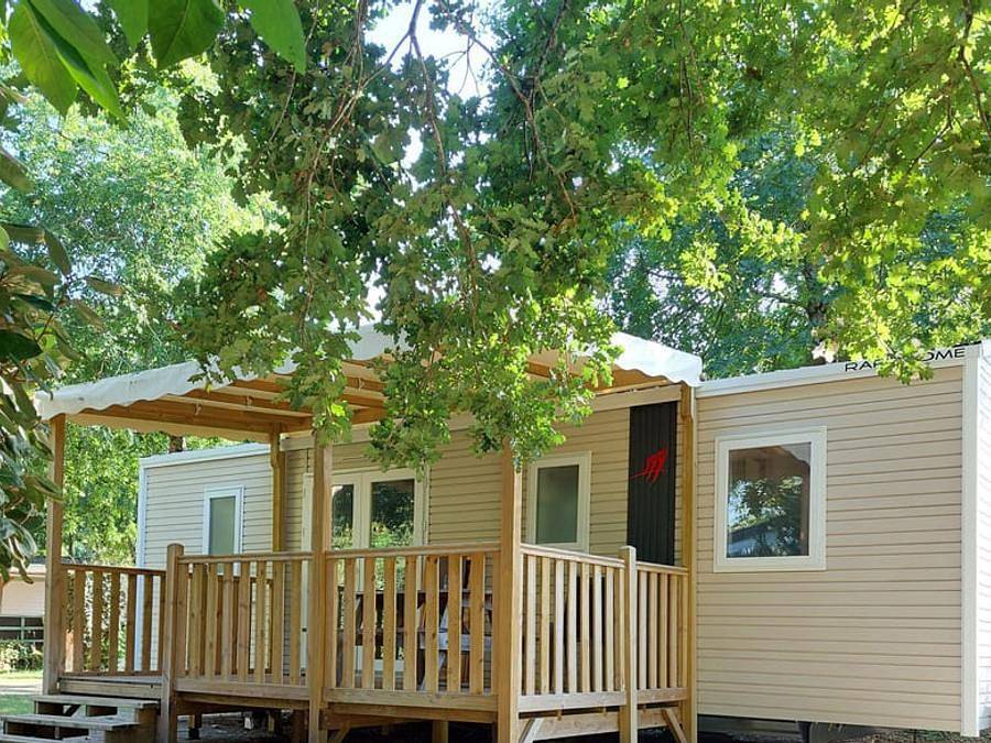 Camping Domaine du Vieux Moulin - Mobilhome 6 personas - Familia Mh3 in Saint-Julien-en-Born, Côte d’Argent