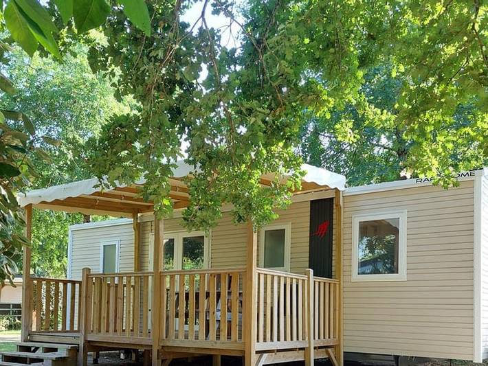 Mobil home pour 6 personnes, avec bassin pour enfant à Saint-Julien-en-Born - 2