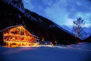 Hôtel pour 2 personnes, avec jardin et vue à Cogne