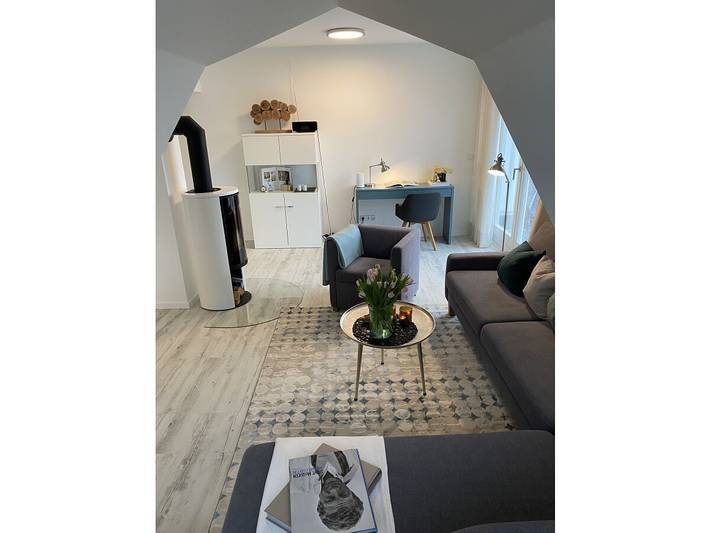 Ferienwohnung für 6 Personen, mit Terrasse und Sauna sowie Seeblick und Ausblick in Lietzow - 3