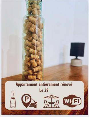 Gîte pour 4 personnes, avec terrasse à Damery