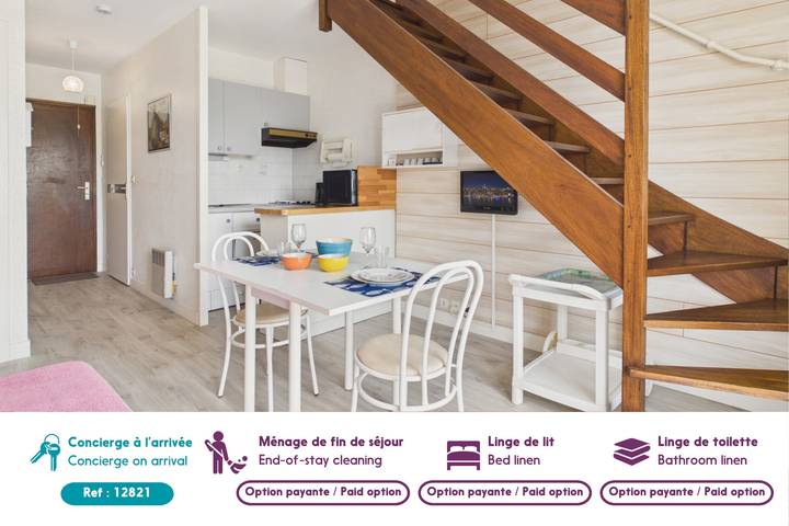 Gîte pour 3 personnes, avec balcon dans Plage de la Govelle - 3
