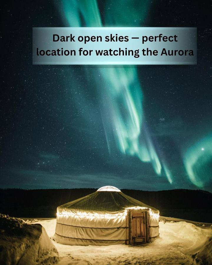 Yurt District in Rovaniemi, Lapland
